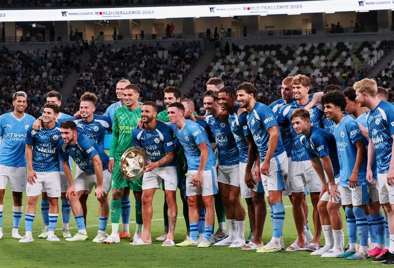 Manchester City, actuala campioană din Anglia