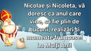 Felicitare de Sfântul Nicolae
