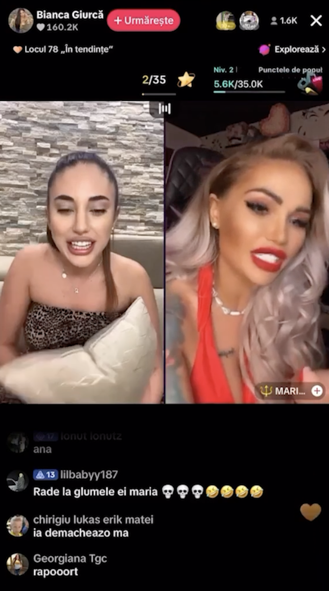 Maria Ilioiu și Bianca Giurcă scandal