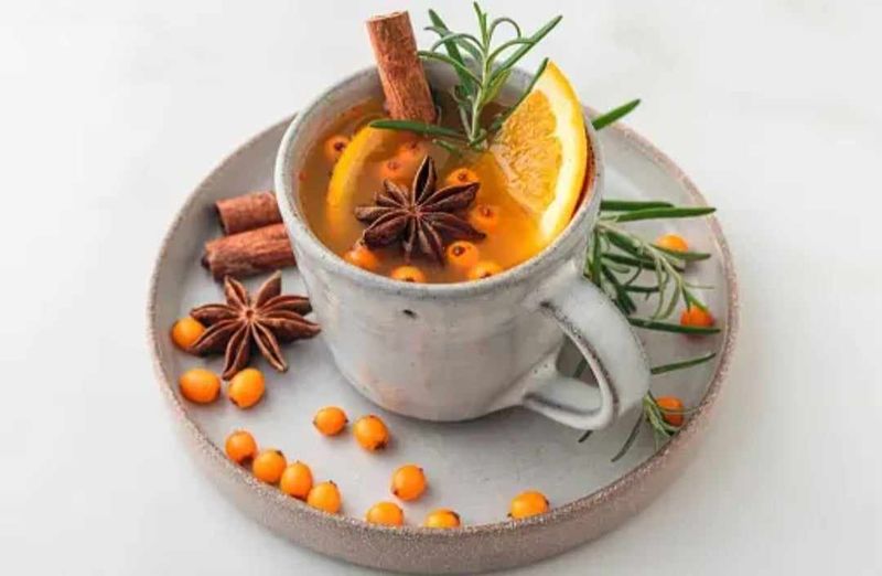 ceai cu portocală și scorțișoară 