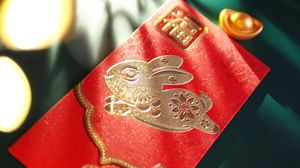 postcard, zodiac chinezesc, iepure