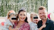 Gabriela Cristea și Tavi Clonda copii