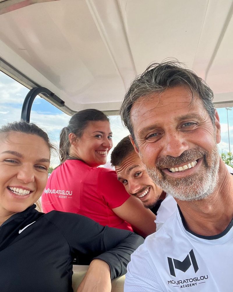 Simona Halep Patrick Mouratoglou 