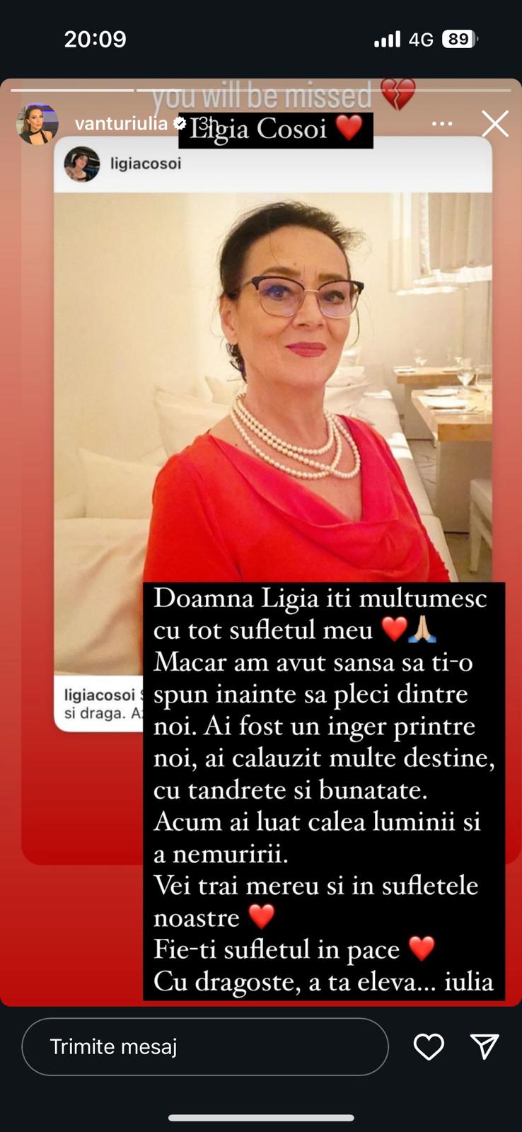 iulia vantur legatura ligia cosoi