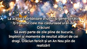 Urări de Crăciun pentru cei dragi