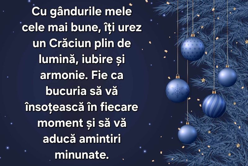 Urări de Crăciun pentru cei dragi