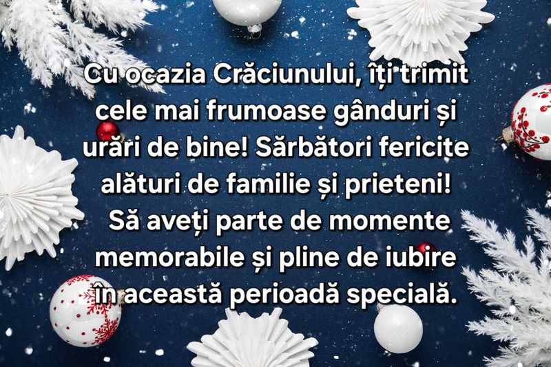 Urări de Crăciun pentru cei dragi