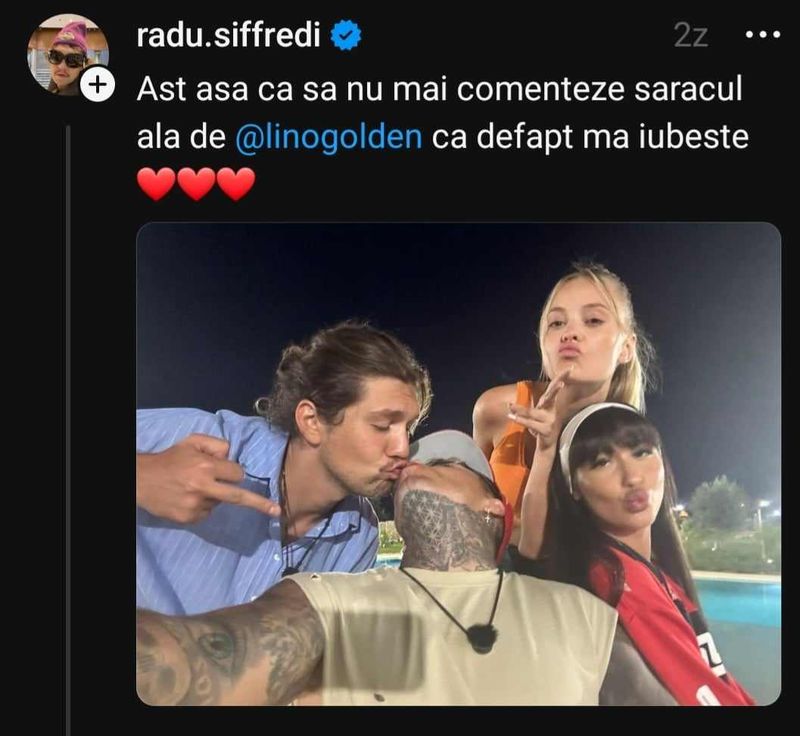 radu siffredi și lino golden sărut 