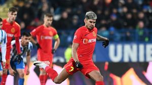 Florinel Coman a fost marcatorul golurilor victorioase pentru FCSB cu Poli Iași, scor final 1-3.  florinel coman poli iasi fcsb