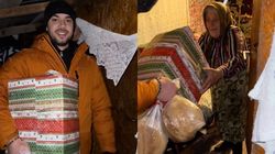 Culiță Sterp, gest impresionat pentru o bătrânică dintr-un sat izolat, în prag de sărbători! Femeia nu se aștepta la o asemenea surpriză: „Oamenii cu suflet mare”