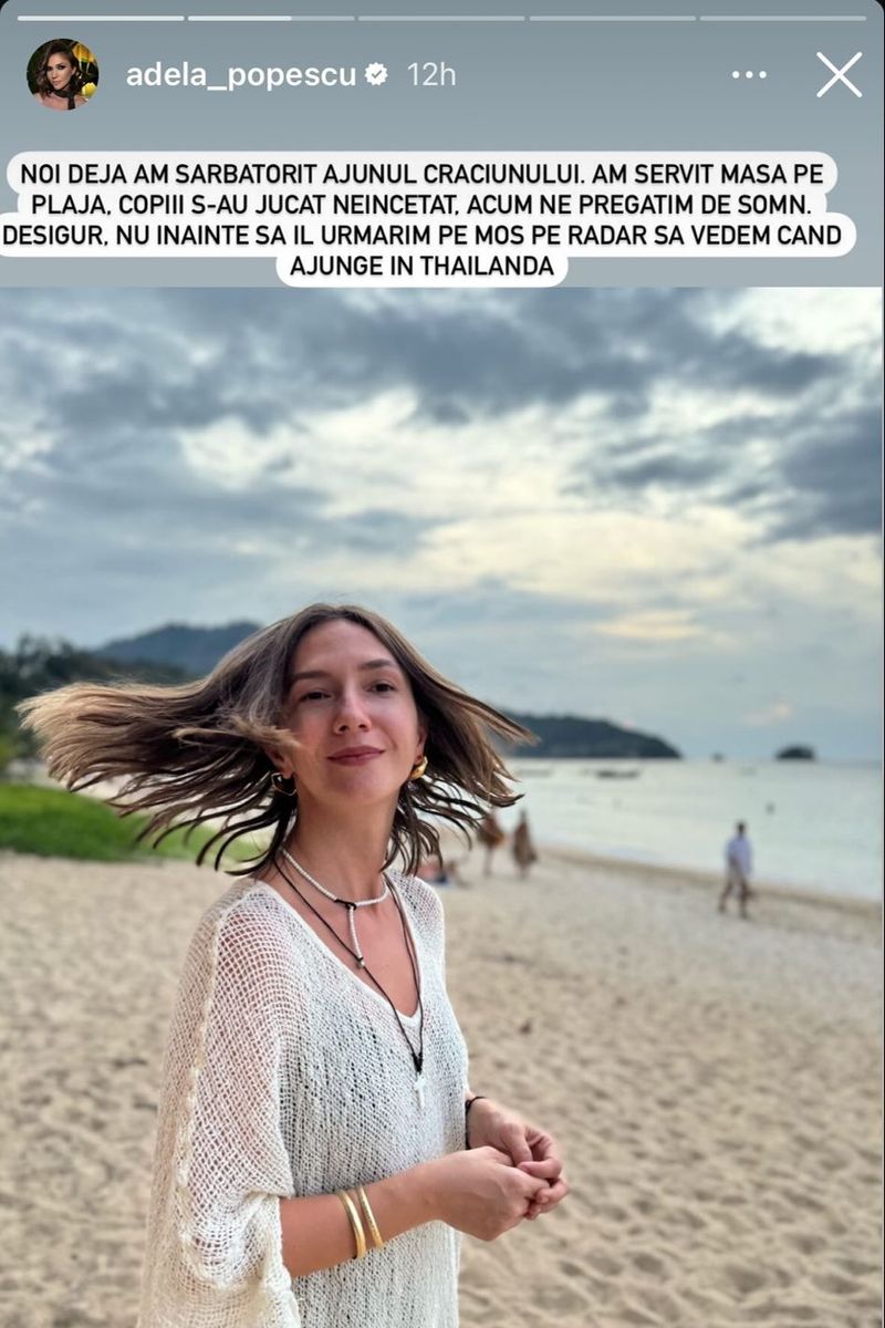 Postare InstaStory Adela Popescu adela popescu traditii de craciun