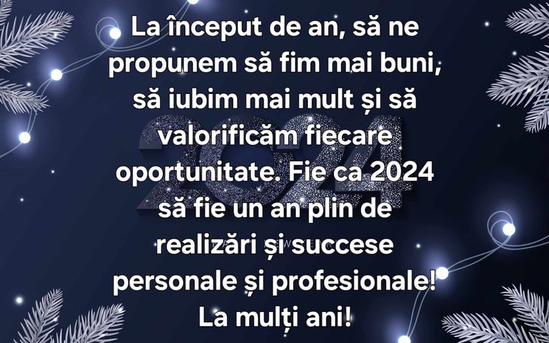 imagine cu text - urare 2024