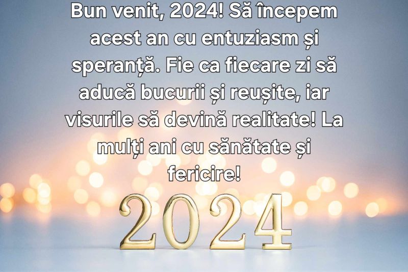 imagine cu text - urare 2024