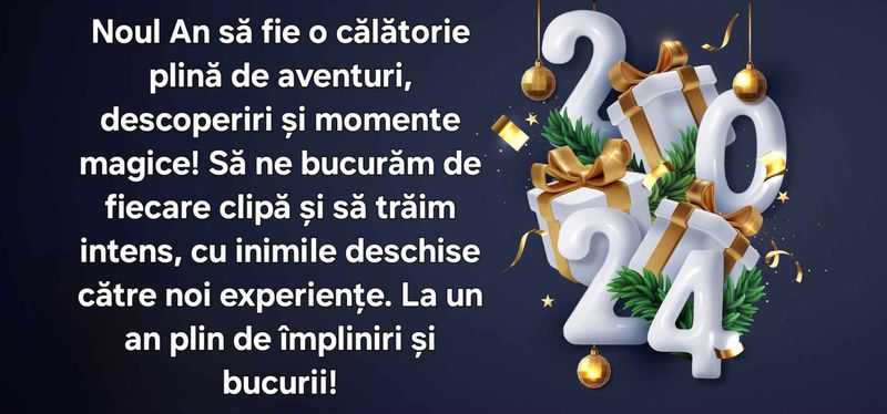imagine cu text - urare 2024
