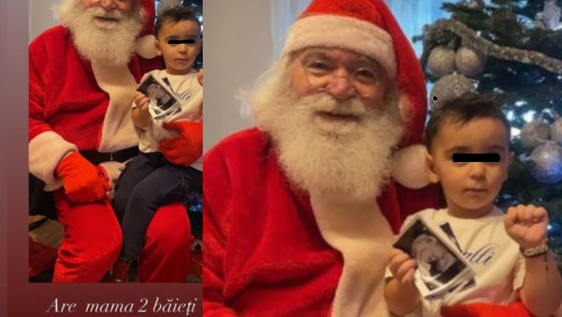 Moș Crăciun și fiul lui Dani Stoian