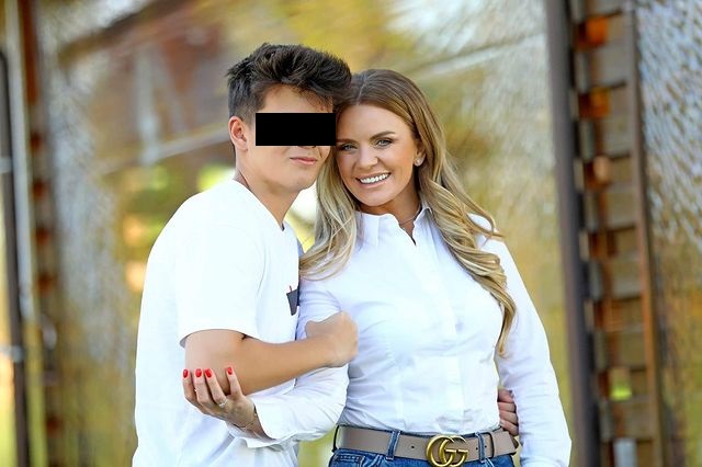 Marcela Fota și fiul său, David