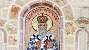 Sfântul Vasile vitraliu