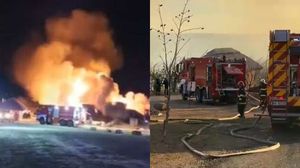 ferma dacilor incendiu