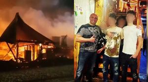 Familia Ene și Ferma Dacilor arsă