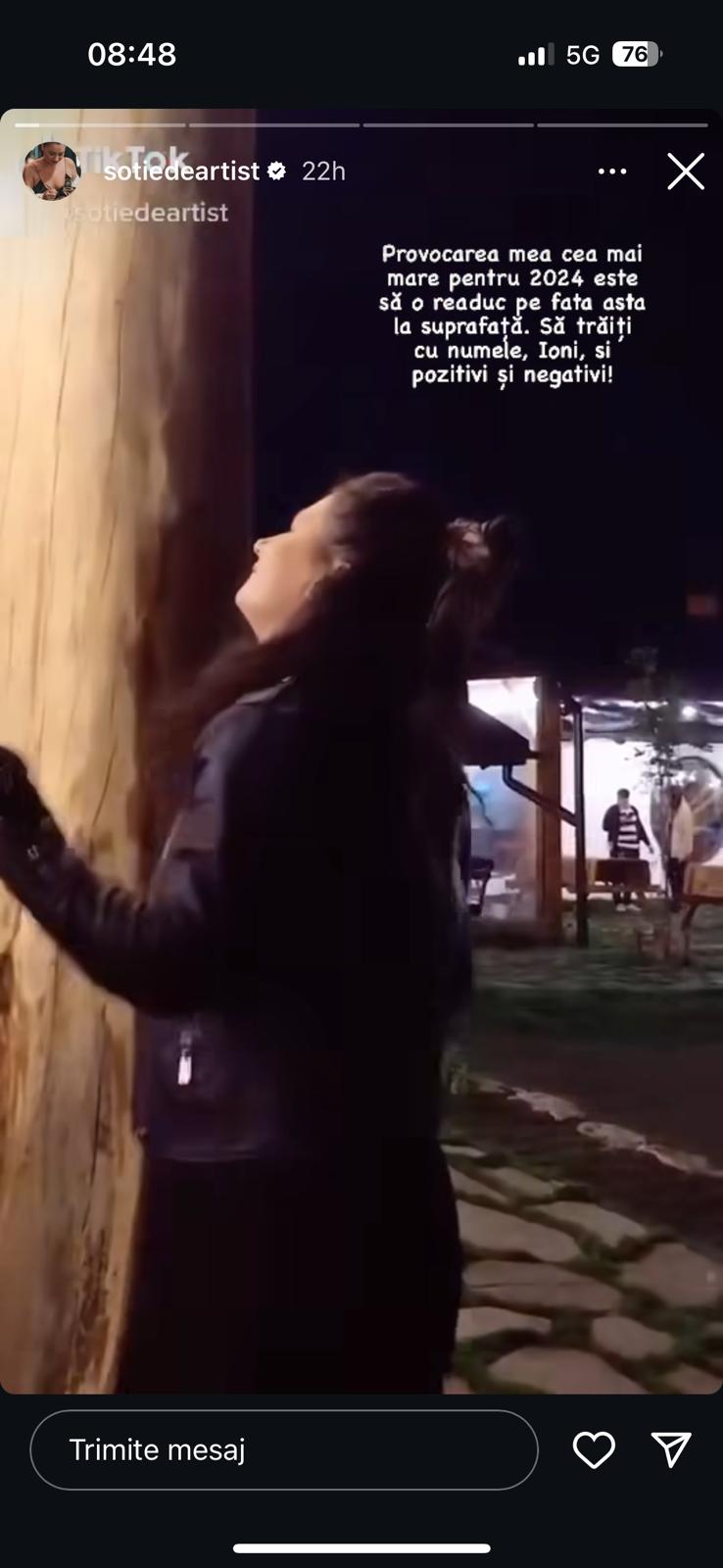 madalina cretan mesaj pe instagram