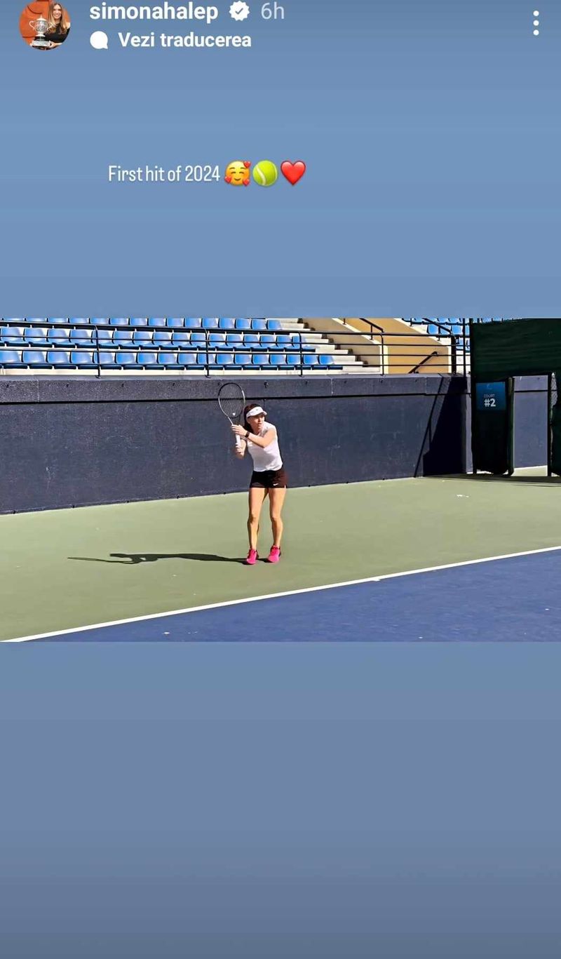 simona halep antrenamente 