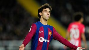 Joao Felix evoluând în tricoul Barcelonei  Joao Felix, jucător adus la Barcelona sub formă de împrumut