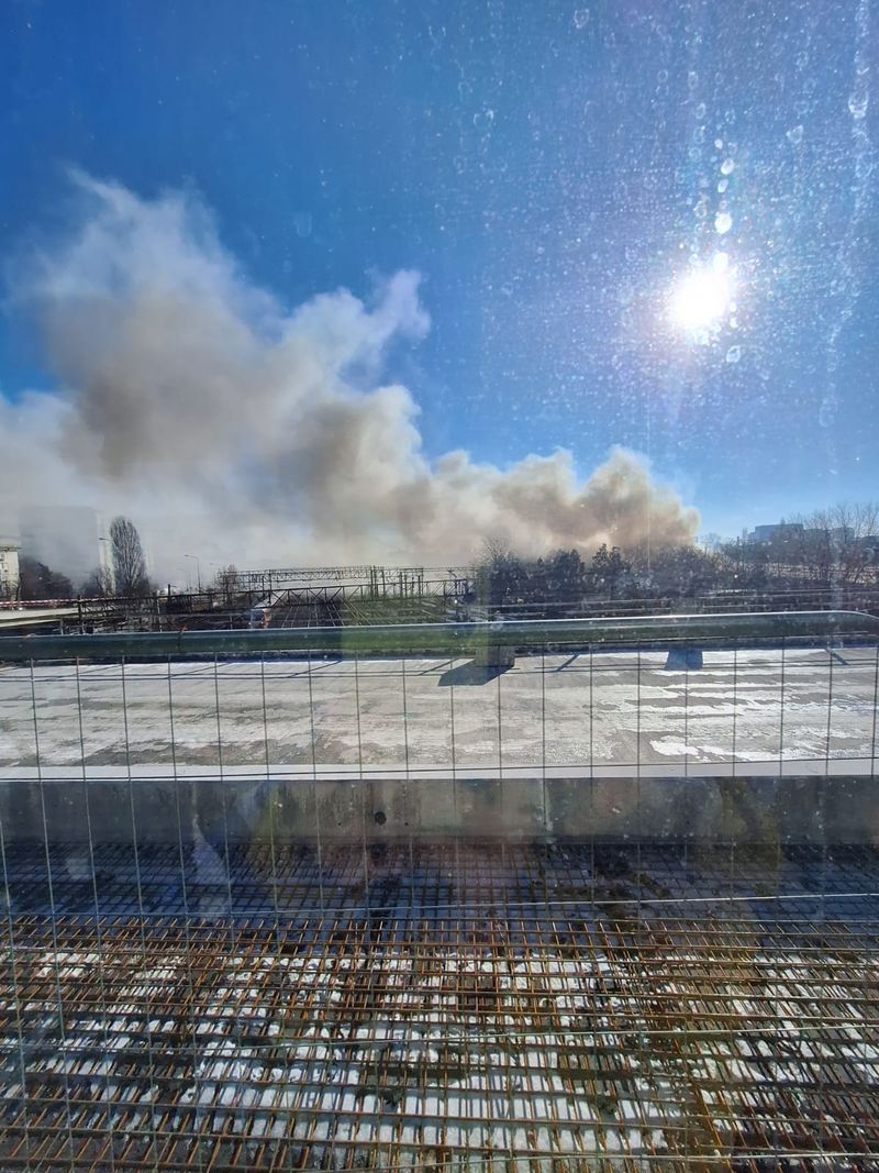 Incendiul văzut din tramvaiul 41