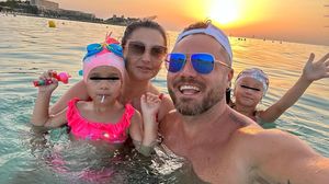 Tavi Clonda, Gabriela Cristea și fiicele lor