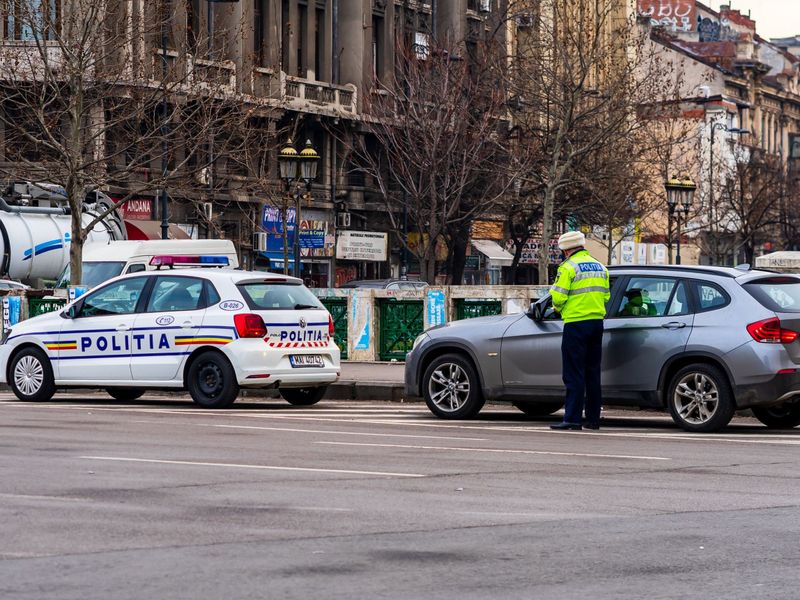 Polițist, control de rutină