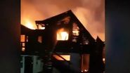 Ferma Dacilor incendiu