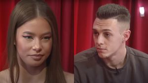 Robert și Larisa au avut prima întâlnire în camera roșie