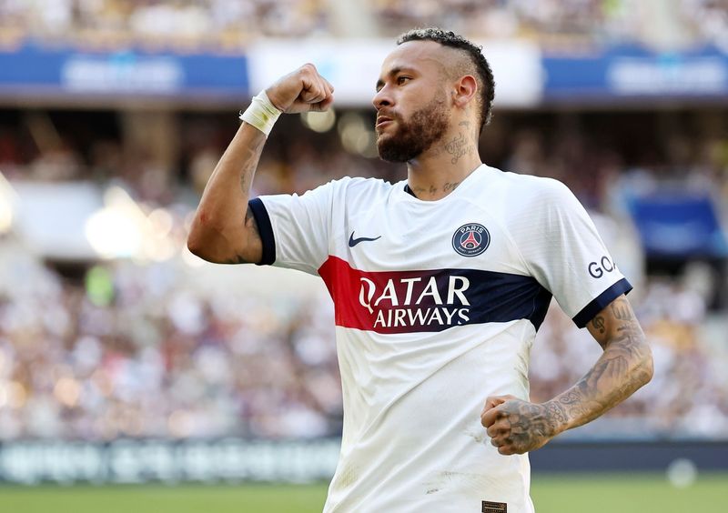 Neymar în perioada în care evolua la PSG Neymar, fostul jucător al celor de la PSG