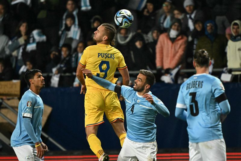 George Pușcaș, unul dintre atacanții Rom&acirc;niei