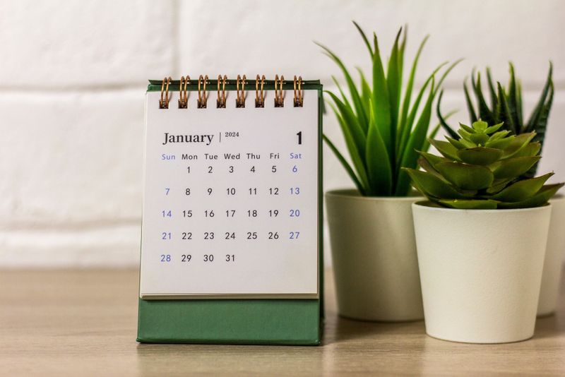 Calendar ianuarie 2024