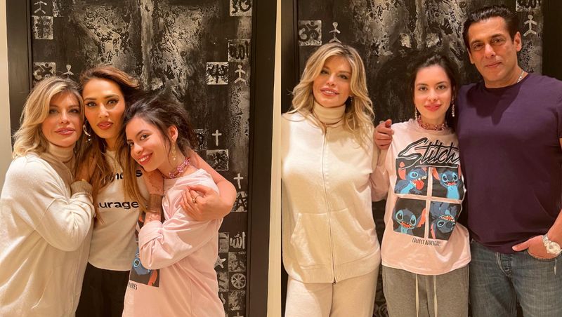 Loredana Groza, fiica sa, Iulia V&acirc;ntur și Salman Khan