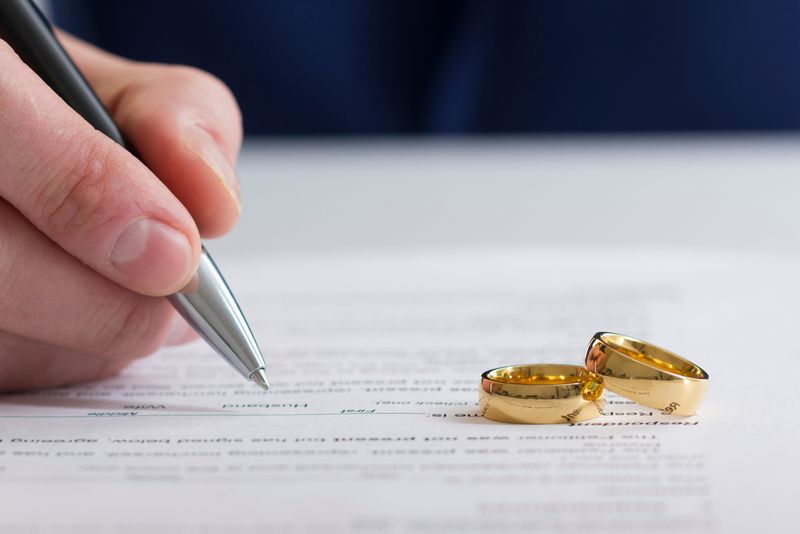 Verighete, acte divorț