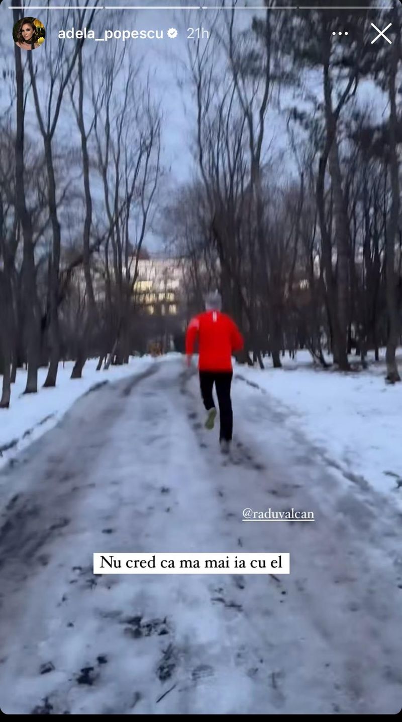 Adela Popescu și Radu V&acirc;lcan, la alergat&nbsp;