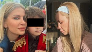Andreea Bănică și fiul ei, Noah