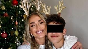 Diana Munteanu și fiul ei