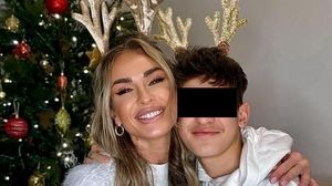 Diana Munteanu și fiul ei