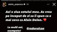 Adela Popescu, urare pentru Radu Vâlcan