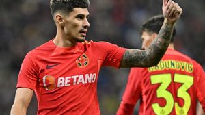 Florinel Coman a început partida cu Sepsi OSK din postura de titular însă a fost înlocuit la pauză.  florinel coman fcsb sepsi