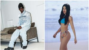 Vinicius jr. și  Kenia Os