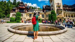 Turiști, Castelul Peleș, România
