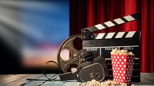 Accesorii producție de film, pop corn