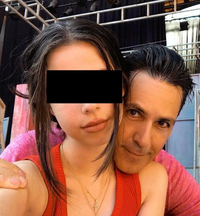 Ștefan Bănică Jr. și fiica lui, Violeta