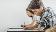 Elevi la examen