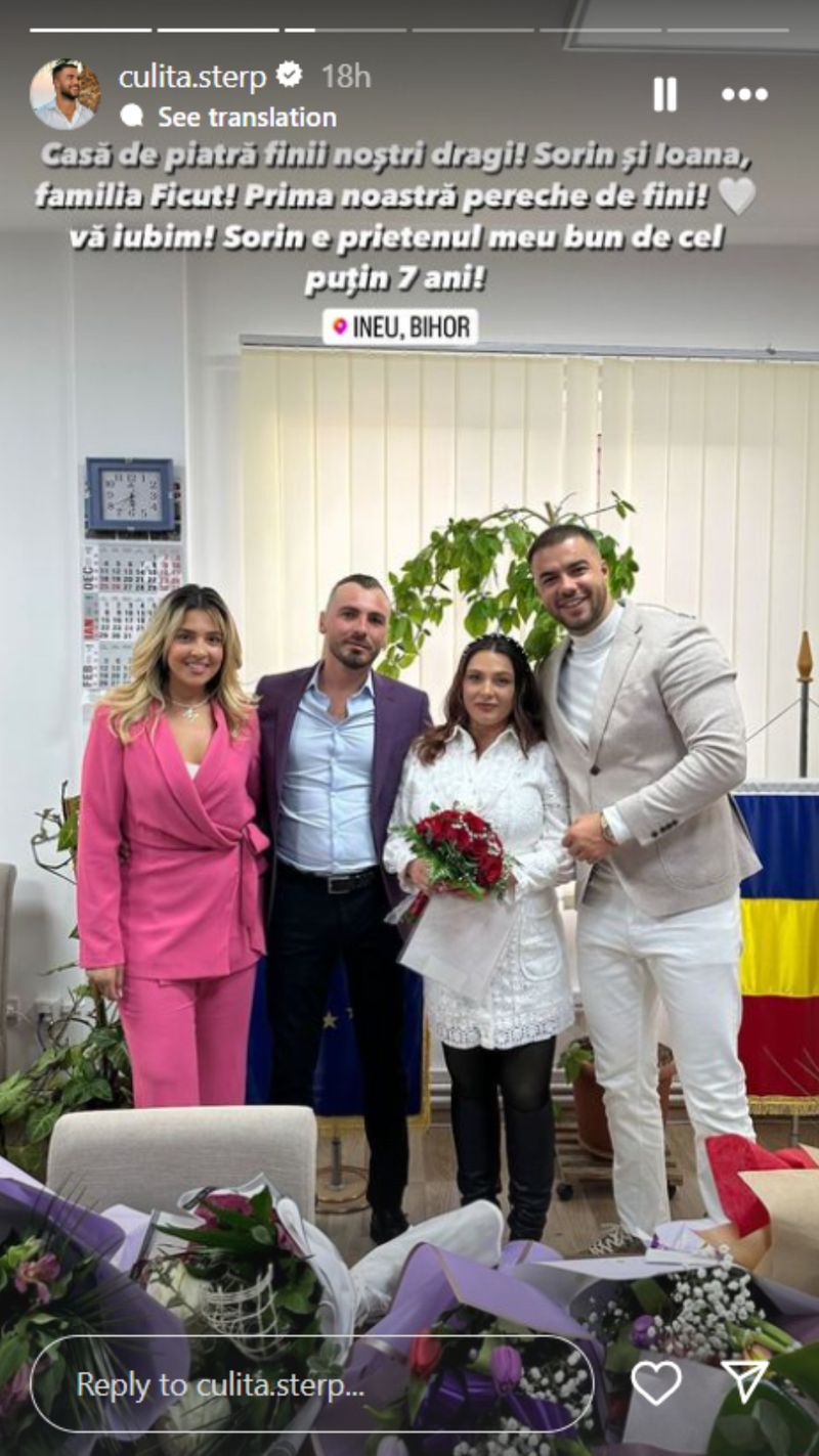 Culiță Sterp și iubita sa, Daniela Iliescu