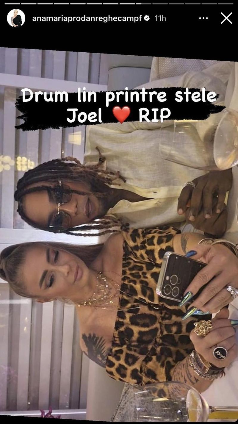 Anamaria Prodan în doliu