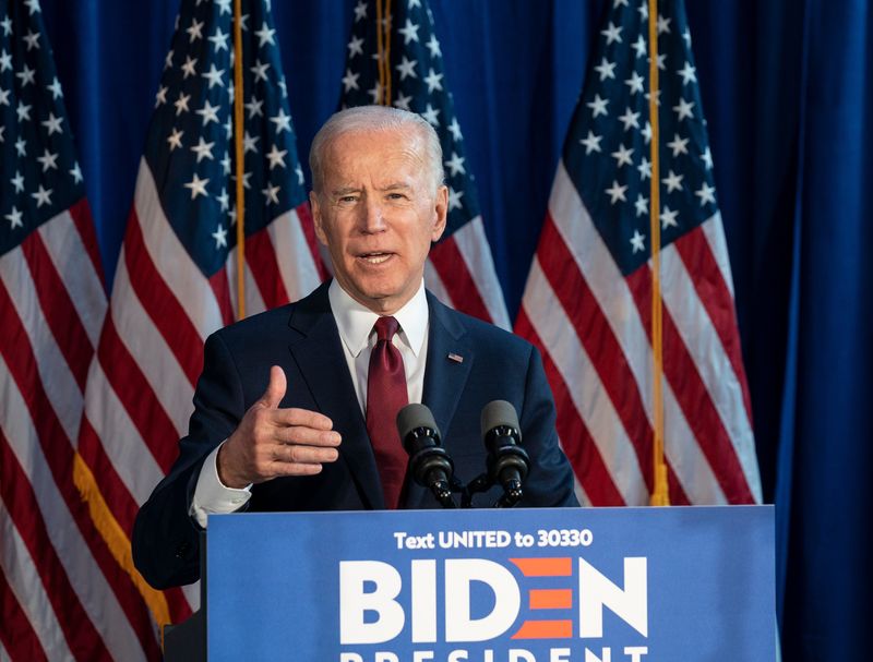 Joe Biden în cadrul unui discurs Joe Biden